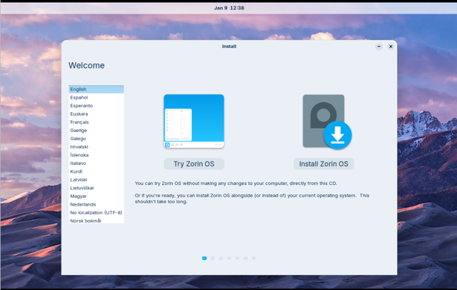 Zorin OS - Basic desktop