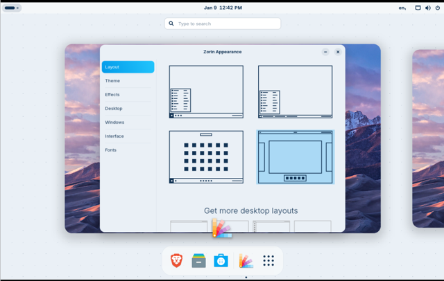 Zorin OS - Basic desktop